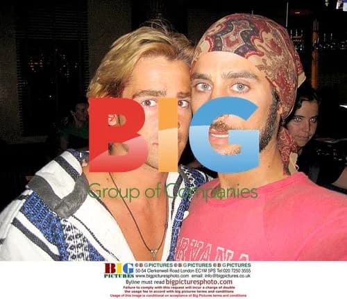 Colin Farrell & Raz Degan on "Alexander" Set