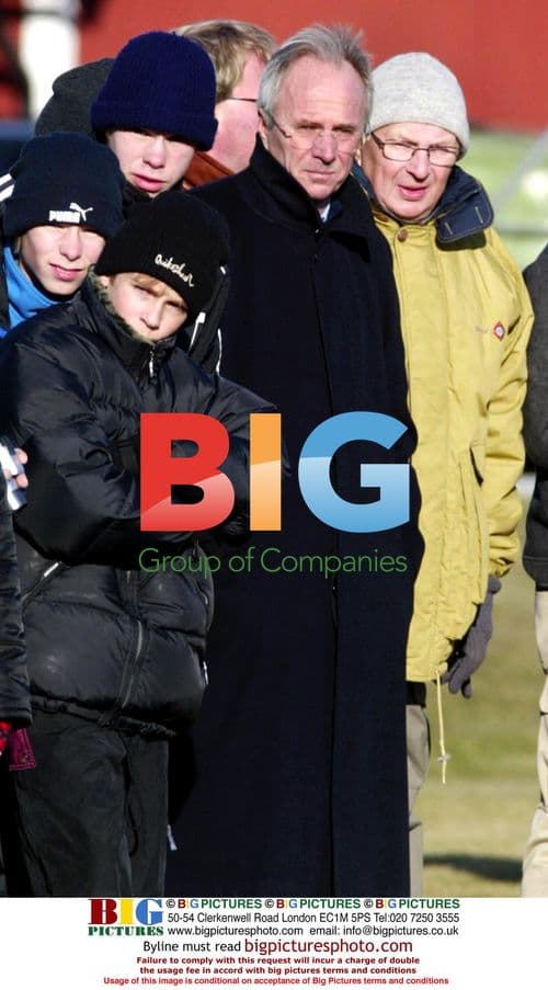 Sven-Goran Eriksson Attends Football Match in Sweden