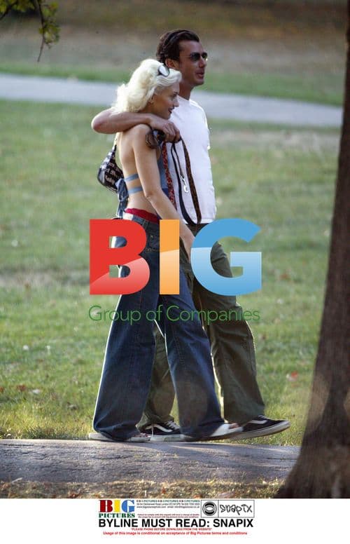 Gwen Stefani and Gavin Rossdale in North London