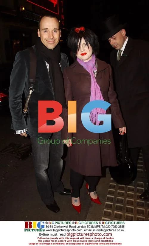 Kelly Osbourne and David Furnish at The Ivy
