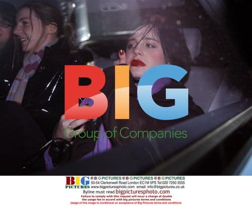 Kelly Osbourne and David Furnish at The Ivy