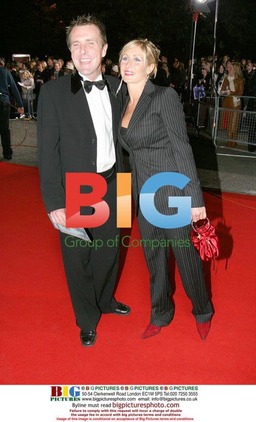 Phil Tufnell and Dawn Brown at National TV Awards