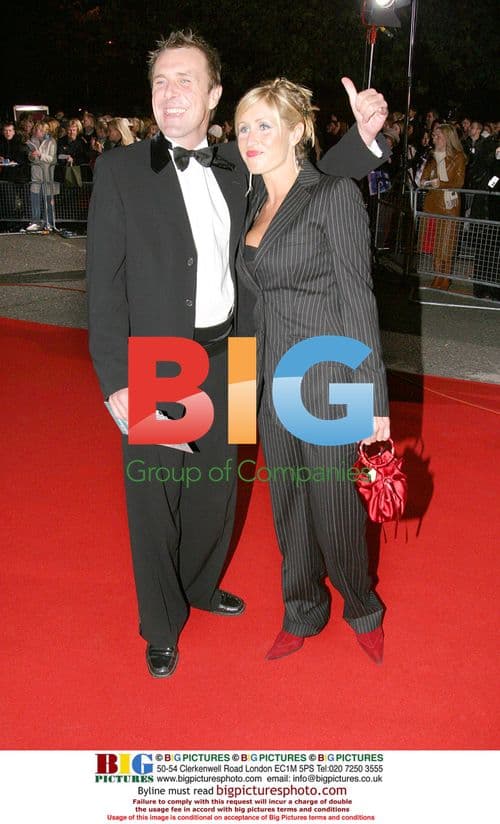 Phil Tufnell and Dawn Brown at National TV Awards