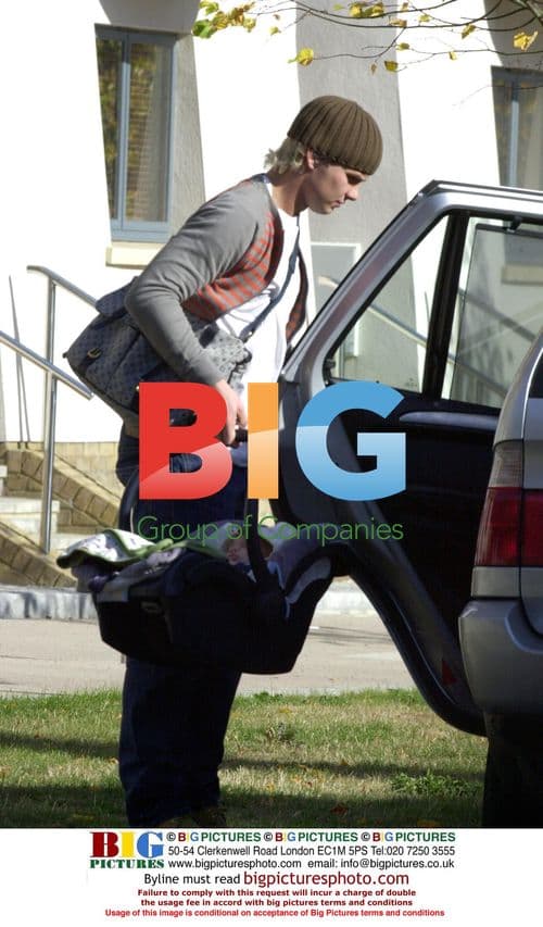 Jeff Brazier Leaves Home with Son Bobby Jack