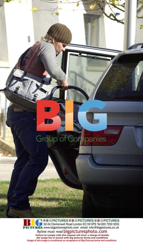 Jeff Brazier Leaves Home with Baby Bobby Jack