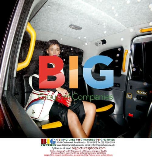 Naomi Russell leaves Chinawhites club in London