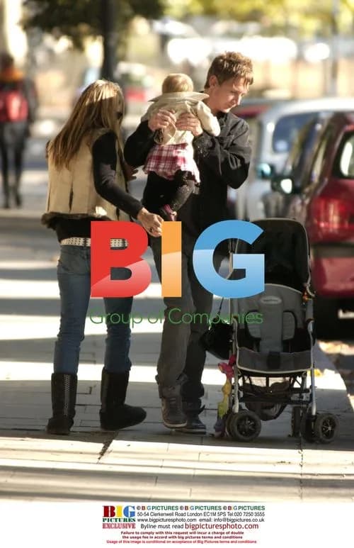 Kate Moss and Jefferson Hack with Daughter Lila