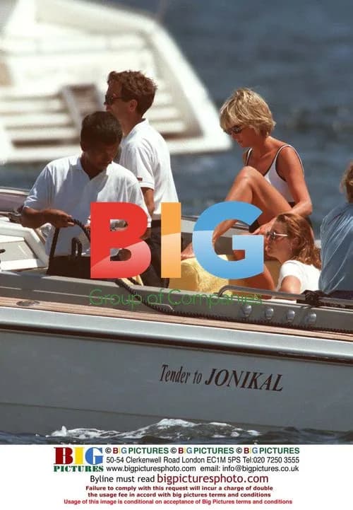 Diana and Fergie depart St Tropez