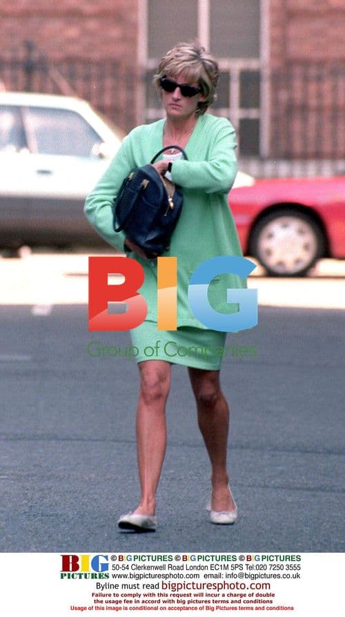 Princess Diana in Knightsbridge, London