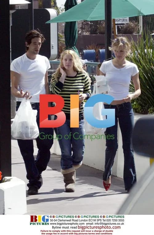 Adrian Brody meets Drew Barrymore and Cameron Diaz