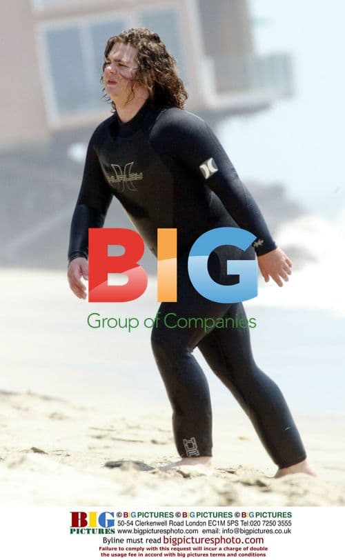 Jack Osbourne Swims at Malibu Beach