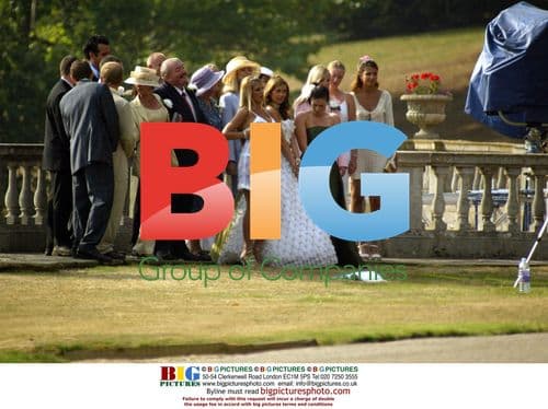 Jordan on Set of Footballers Wives