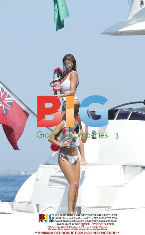Models Jordan and Jerri Byrne on Yacht in France