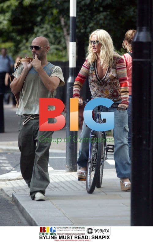 Meg Matthews Bikes Around Knightsbridge