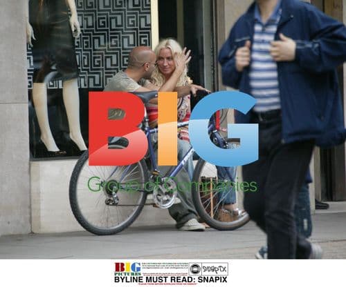 Meg Matthews Out for Bike Ride