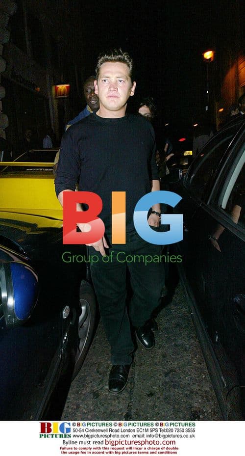 Sid Owen Leaving Richard James Fragrance Party