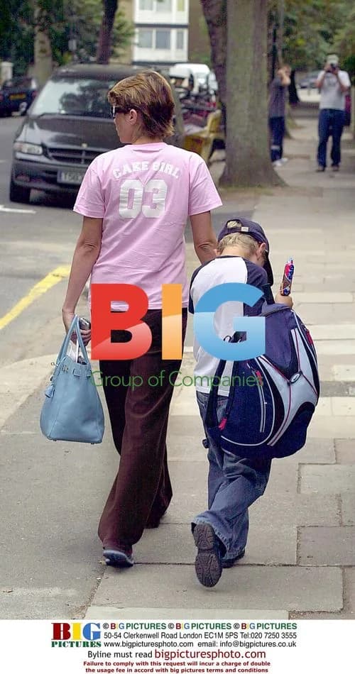 Sadie Frost with son Rafferty in London
