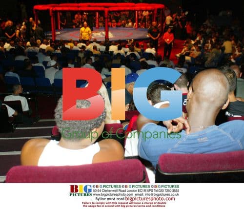 David James Attends Cage Fight Event with Girlfriend