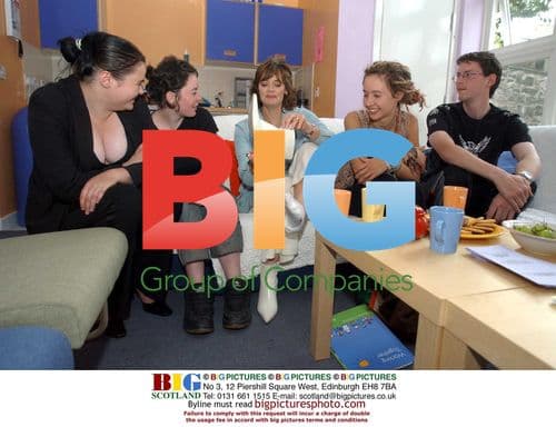 Cherie Blair visits 16+ project in Edinburgh