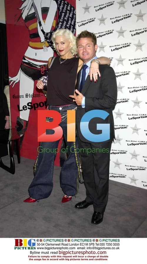 Gwen Stefani with VP at Macys NYC