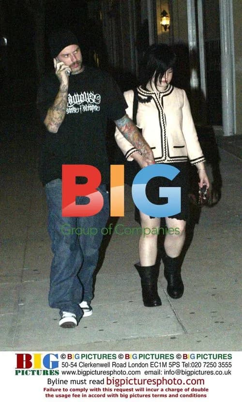 Kelly Osbourne with boyfriend after dinner
