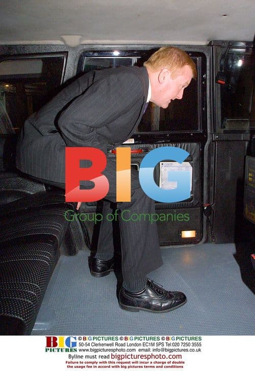 Charles Kennedy Leaving the Ivy Restaurant