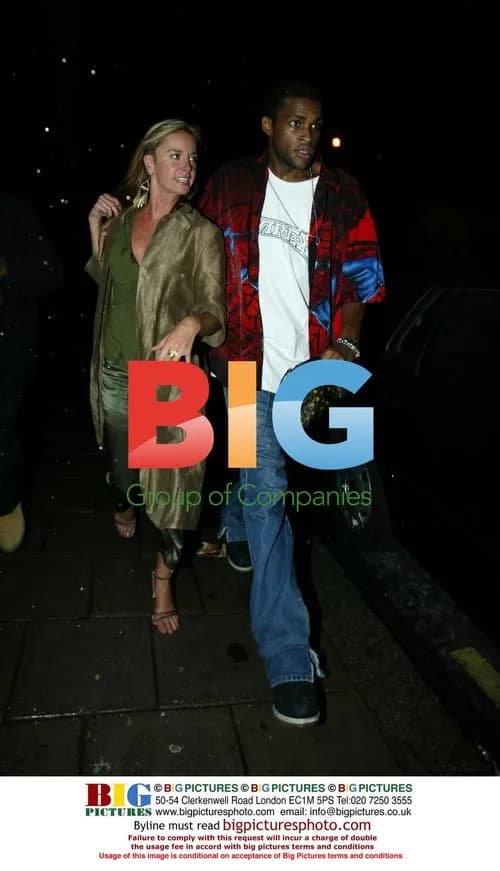 Tamzin Outhwaite leaving the Wellington Club