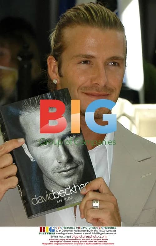 David Beckham at Madrid Book Launch
