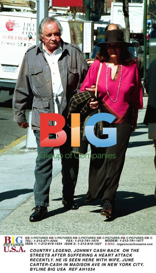 Johnny Cash and June Carter-Cash Spotted in NYC