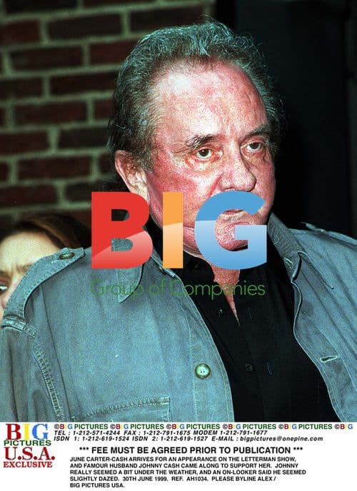 June Carter-Cash and Johnny Cash at Letterman Show