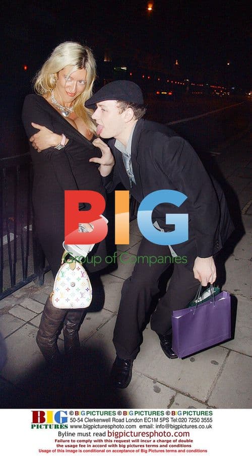 Socialite Sally Ann Jones out in London