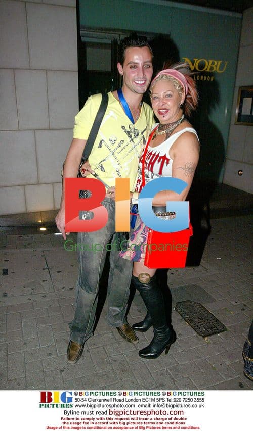 Rocky and Louise Leaving Nobu in London