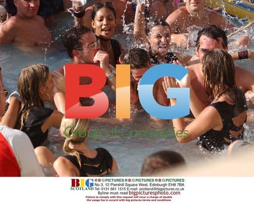 Dean Gaffney and Gary Lucy at Pool Party