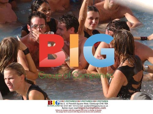 Dean Gaffney and Gary Lucy Enjoy Pool Party in Spain