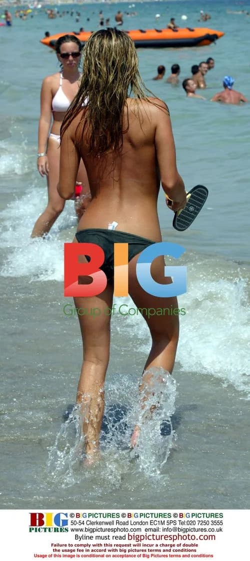 Petta Longstaff on holiday in Ibiza