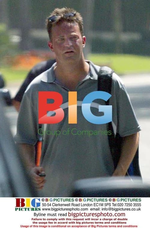 Matthew Perry Sunburned After Tennis in Beverly Hills