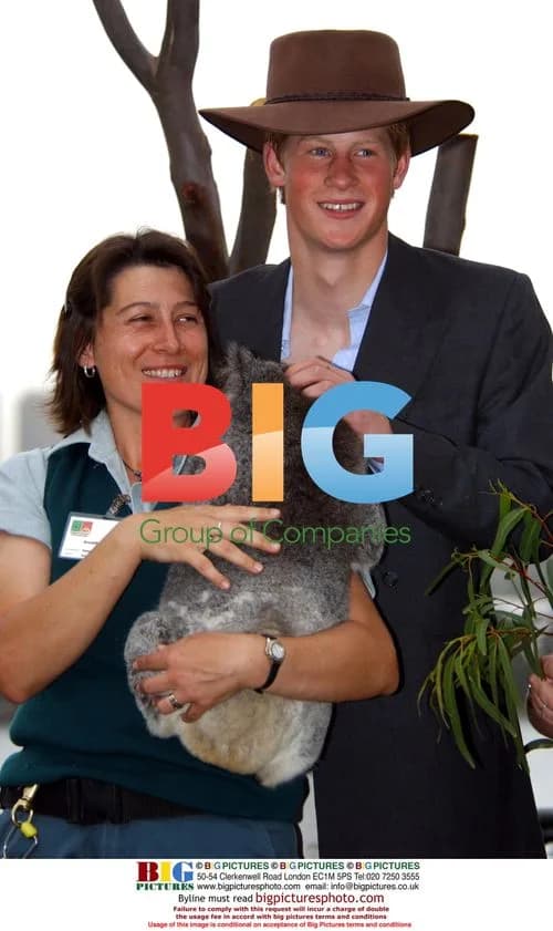 Prince Harry at Taronga Zoo in Sydney
