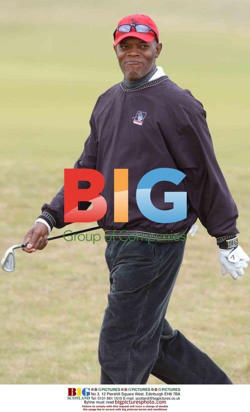 Samuel L. Jackson at Dunhill Links Championship