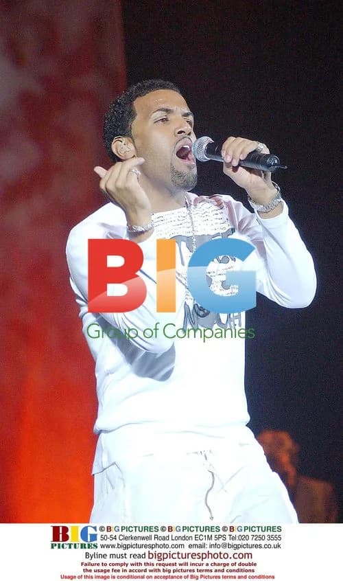 Craig David performs at Hammersmith Apollo