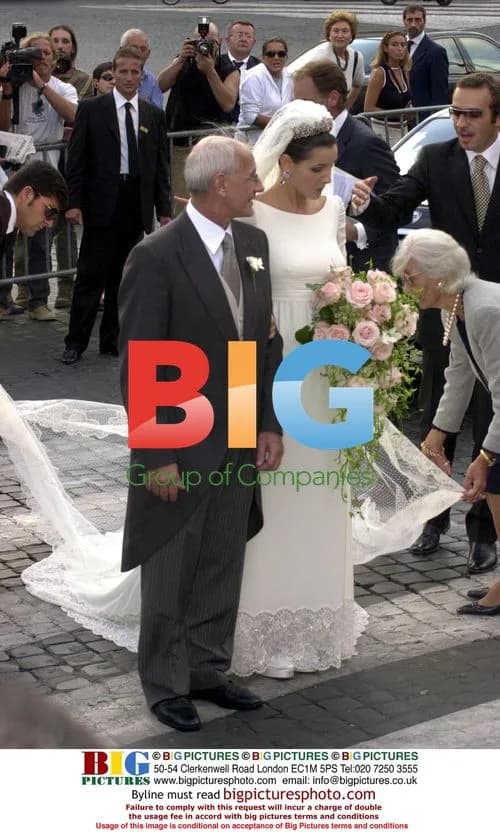 Prince Emanuele Filiberto marries Clotilde Courau