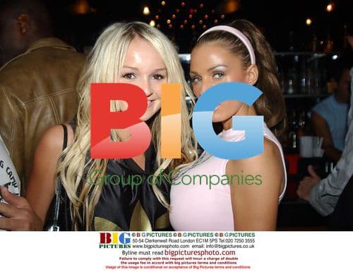 GLAMOUR MODEL JORDAN WITH SINGER/ACTRESS JENNIFER ELLISON