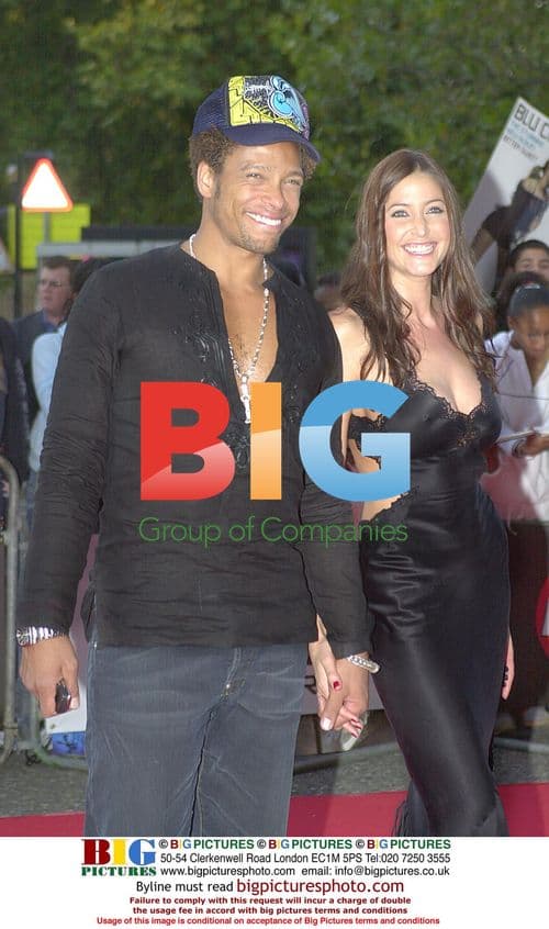 Lisa Snowdon and Gary Dourdan at MOBO Awards 2003