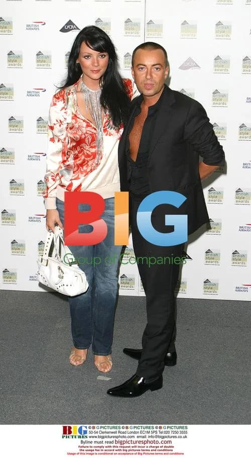 Martine McCutcheon and Julian MaCdondald at Lycra British Style awards
