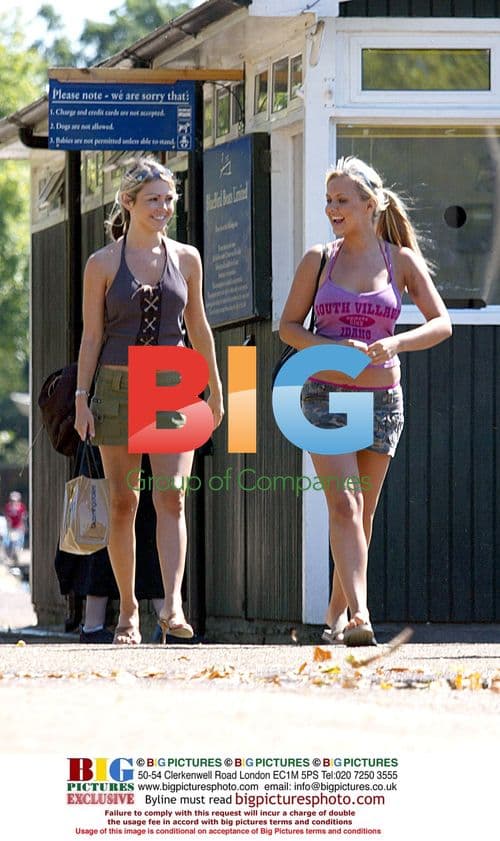 Glamour model Ebony Gilbert and friend Adele Silver in Hyde Park