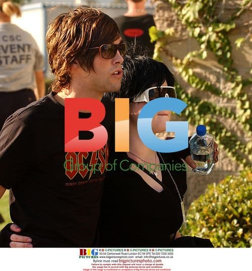 Kelly Osbourne and boyfriend at KROQ event