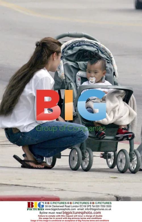 Angelina Jolie and son Maddox shopping