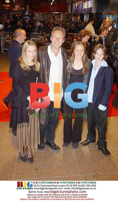 Anthony Head with family at film premiere