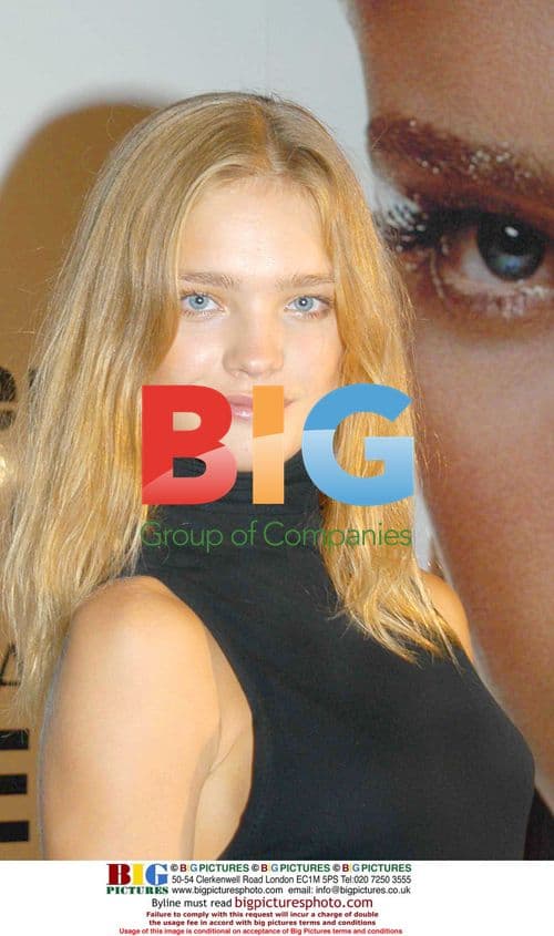 Natalia Vodianova at L'Oreal Awards in Madrid 2003