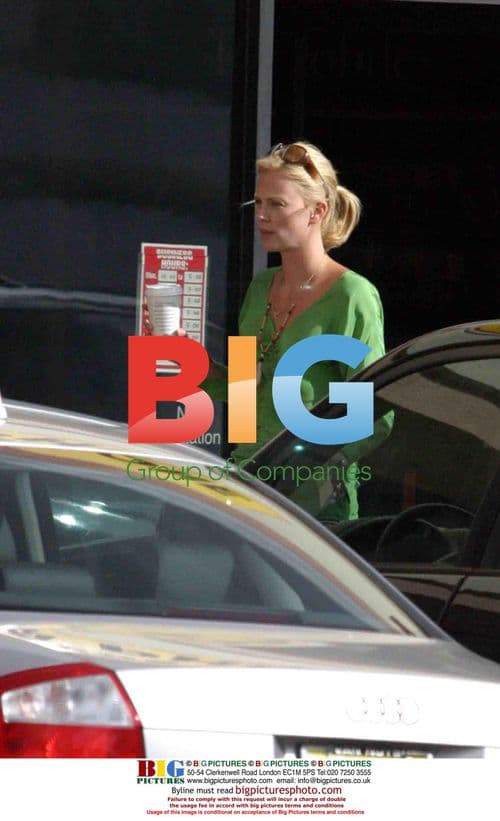 Charlize Theron out in LA before Oscars