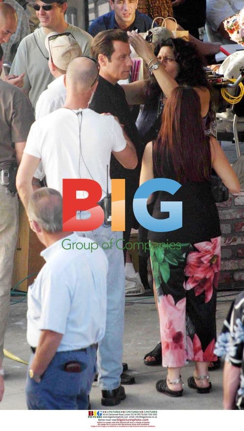 John Travolta on 'Get Shorty' set